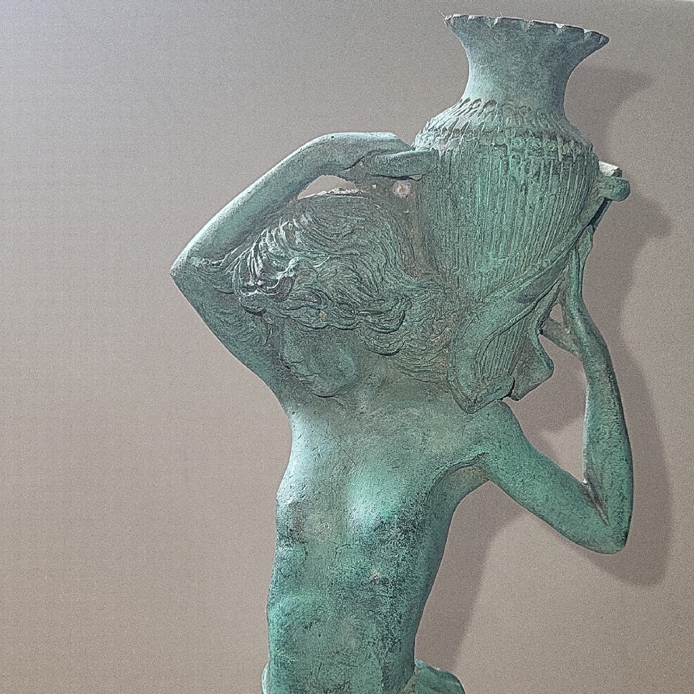 Cast Iron Garden Statue - Picture 2 of 7
